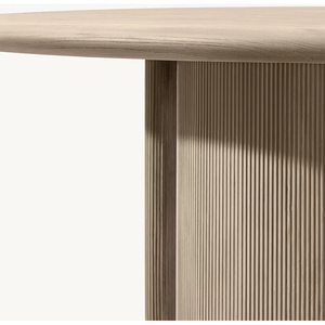 Mesa Redonda de Madera de Teca de Diseño Moderno y Alta Calidad para Patio Exterior, Jardín, Precio de Fábrica, Muebles de Madera - Product Image 2