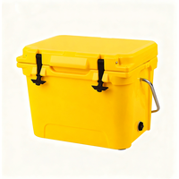 Glacière isotherme portable et réutilisable de 20 litres, étanche, en PE rotomoulé, écologique, pour aliments et boissons, conservation de la fraîcheur jusqu'à 5 jours