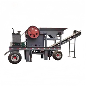 Large Mobile Jaw Crusher Stone Crushing <b>Machine</b> Construction Waste Sand Making Crusher River Pebble <b>Mining</b> Equipment - Product Image 2