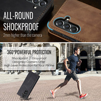 Étui portefeuille Caseme en cuir PU avec support pour Samsung Galaxy A57 A56 A37 A27 A17 A07 A36 A26 A06 A55 A54 A53 A52