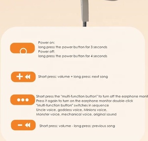 Trẻ Em Chuyên Nghiệp Của Không Dây <span class=keywords><strong>Bluetooth</strong></span> Tai Nghe Với Chức Năng Ghi Âm Và Vui Vẻ Bằng Giọng Nói Biến Thay đổi Ngôn Ngữ Tốt Nhất Học Tập Tai Nghe - Product Image 4