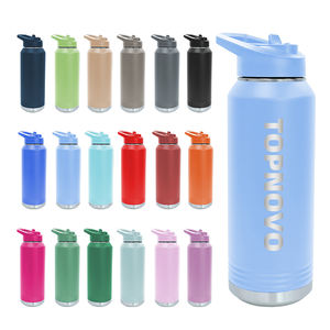 32oz <b>Double</b> <b>Wall</b> Vacuum Insulated Water Bottle Stainless Steel Wide Mouth Sports Water Bottle With Custom Logo - Product Image 1
