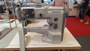 Single Needle Mixed Feeding Industrial Lockstitch <b>Sewing</b> <b>Machine</b> HK-669 - Product Image 2