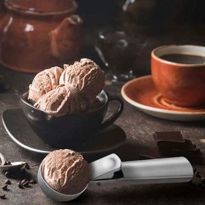 <b>Heavy</b> <b>Duty</b> Food Grade Metal Ice Cream Scooper Stainless Steel Ice Cream Scoop Spoon With Trigger - Product Image 3