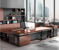 Table de bureau de luxe bureau exécutif en bois L en forme d'ordinateur bureau Tables de bureau pour mobilier de bureau