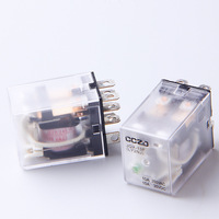 Relais intermédiaire électromagnétique miniature AC250V 2 ouvertes 2 fermées DPDT faible puissance 10A contact en cuivre protection scellée LY2NJ