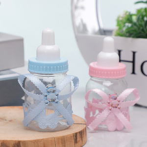 Caja de Regalo para Baby Shower HLC, Azul para Niño, Rosa para Niña, Caja para Biberones, Cajas de Dulces para Bautizo, Recuerdos para Fiesta de Cumpleaños, Recuerdos para Fiesta de Bebé - Product Image 1