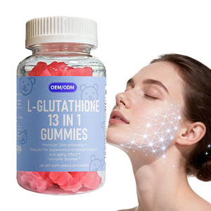 항산화 지원 L-글루타치온 비타민 C 구미 콜라겐 히알루론산 피부 미백 비건 무설탕 구미 캔디 - Product Image 1