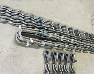 Khớp nối đầu cuối dạng ống thép bọc thép định hình sẵn Dingcheng/ Khớp nối đầu cuối dạng ống thép bọc thép/ Thanh thép bọc thép định hình sẵn cho cáp điện xoắn ốc - Product Image 5