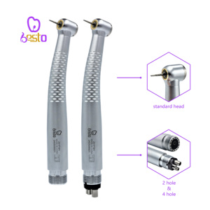 Puntas de dentista sin sombras LED de alta velocidad, fabricación de pieza de mano rápida de China, fuente de alimentación Manual, pieza de mano de turbina de aire de alta velocidad - Product Image 1