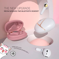 Nouveaux écouteurs sans fil True View Power Luxurious avec affichage numérique LED mignon, pour iPhone Apple