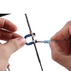 Anillo en D de aluminio, hebilla en U de 1.9cm y 2.4cm para equipo de tiro con arco compuesto - Product Image 3