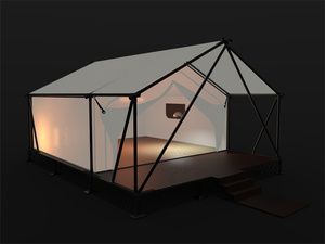 Tenda Safari <span class=keywords><strong>di</strong></span> <span class=keywords><strong>Lusso</strong></span> per <span class=keywords><strong>Glamping</strong></span> e Campeggio, Fornitore Professionale Wolong - Product Image 3