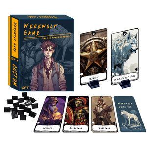 Cartes de jeu de société personnalisées SFT Factory disponibles pour le jeu de cartes Werewolf Killing Cards - Product Image 4
