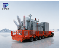 Poste de transformateur temporaire à déploiement rapide 110kV 132kV, préinstallé sur skid, 50Hz 60Hz, mobile et monté sur véhicule