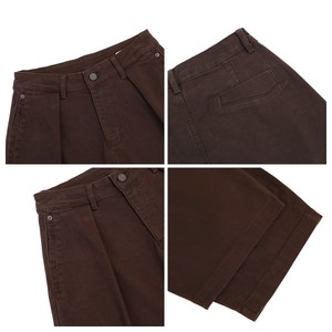 Quần Jean nữ YUANBOFEI kiểu dáng boyfriend cạp cao, ống rộng, 4 túi, họa tiết hoa, chất liệu thoáng khí, dáng rộng, thích hợp cho mùa thu - Product Image 6