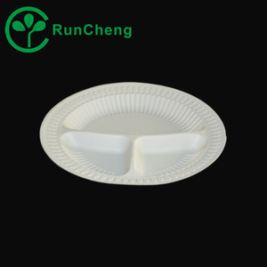 9 Zoll Runde Einweg Umweltfreundliche PP Kunststoff Mikrowellengeeignete Teller 500er Pack - Product Image 4