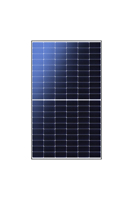 US STOCK Sunpro 445W Panneaux Solaires PERC Demi-Cellule Verre Unique Bifacial Transparent P-Type Cadre Noir Maille Blanche Module PV en CA