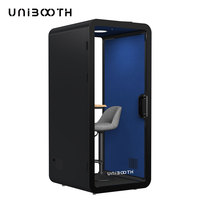 Offre Spéciale : Cabines de Bureau Insonorisées Multifonctionnelles Unibooth – Design Moderne, Profilés en Aluminium de Précision pour Bureaux et Immeubles de Bureaux