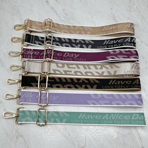 Rewin Tùy Chỉnh OEM Dệt Logo Purse Thay Thế Dây Đeo 3.8Cm Rộng Jacquard Nylon Vải Túi Dây Đeo Cho Phụ Nữ Túi Xách - Product Image 2