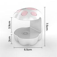 Lampe à ongles UV LED mini portable à brancher sur USB de type C, design à un doigt, vente en gros, 4 perles LED, certifiée CE RoHS FCC, 365 nm + 395 nm