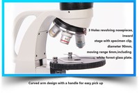 Phenix PH20W-640X Portable Live Blood Analysis Sperm Veterinary Monocular Biological Microscope with Heated Stage for Hospital