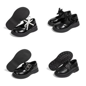 Zapatos escolares clásicos negros <span class=keywords><strong>Mary</strong></span> <span class=keywords><strong>Jane</strong></span> para niñas, calzado uniforme duradero y cómodo - Product Image 1