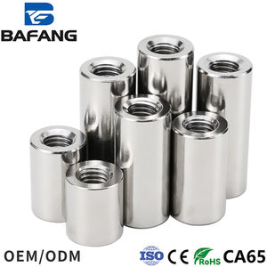 אום צימוד עגול נירוסטה כבדה מוט נירוסטה גימור מלוטש - לתחזוקה - Product Image 3