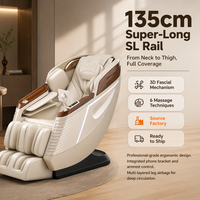 Silla de Masaje Inteligente con Control por Voz IA, Masajeador Corporal Completo 3D, Silla de Masaje Eléctrica de Gravedad Cero