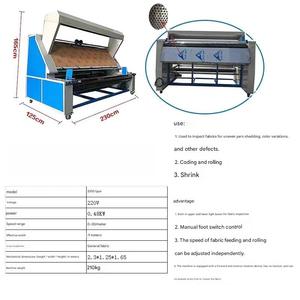 Textile Cloth <strong>Inspection</strong> Rolling Machine Fabric <strong>Inspection</strong> and Rolling Machine Sutieable for Carious Clothing - Product Image 6