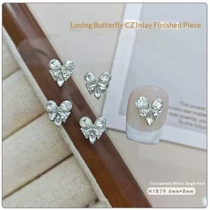 ผลิตภัณฑ์ตกแต่งเล็บสำเร็จรูป Love <span class=keywords><strong>Diamond</strong></span> ชุดอุปกรณ์ตกแต่งเล็บแบบซ้อน Love Splicing Decorations ประดับเพชรเล็บ สำหรับติดเล็บปลอม - Product Image 1