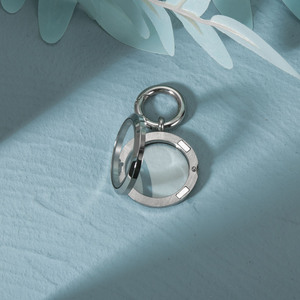 Custom 30mm in acciaio inox magnetico <span class=keywords><strong>Floating</strong></span> Glass ciondoli portachiavi mamma - Product Image 3
