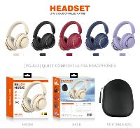 Casque sans fil A13 de haute qualité avec écouteurs en cuir PU souple, casque Bluetooth, casques stéréo sans fil pour les voyages