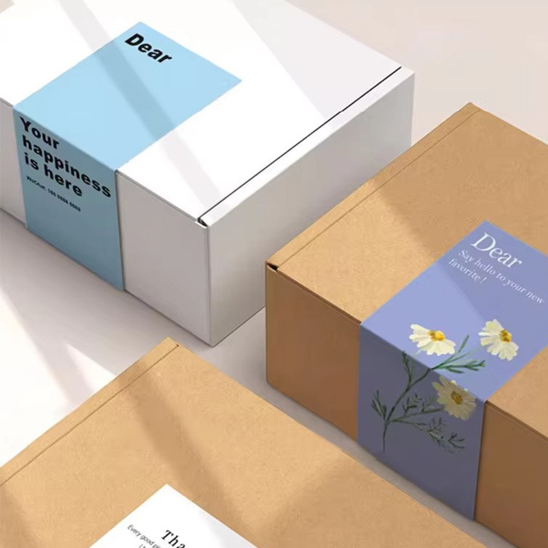 Custom Gold Foil Printing Eco-Friendly Logo Stickers QR Code Label Personalized Waterproof Coated Paper Strong Adhesive Food