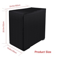 1pc Protection anti-poussière pour processeur, couvercle de protection pour PC de jeu de bureau, tour moyenne, boîtier d'ordinateur, protection anti-poussière pour PC