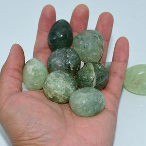 <span class=keywords><strong>Pietra</strong></span> preziosa all'ingrosso 20-30mm <span class=keywords><strong>pietra</strong></span> naturale <span class=keywords><strong>Prehnite</strong></span> burattata per la decorazione - Product Image 2