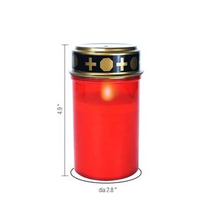 קבר אור LED נרות מנורת אור בית קברות Holloween קברות טכס אנרגיה חיסכון קישוט שמש מופעל Flameless Led - Product Image 2