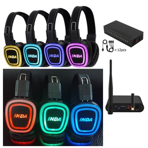 Système de Disco Silencieuse Son HI-FI Haut de Gamme Incluant des Casques Silent Disco RF890 avec 12 Heures d'Autonomie et Transmetteurs Optionnels - Product Image 1