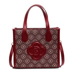 Bolso de Mano Cuadrado con Patrón Geométrico Elegante Modelo 2025 con Cierre de Cremallera Bolso de Mano de Diseño de Lujo Hecho de Poliéster PU - Product Image 5