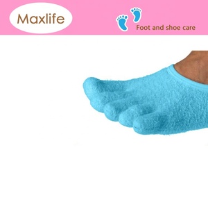 Calzino Spa in Gel idratante a 5 dita con oli essenziali per la riparazione delle dita dei talloni screpolate a secco calli cuticole piedi ruvidi pelli ammorbidiscono - Product Image 2