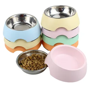 颜色可选用不锈钢防滑橡胶圈三聚氰胺宠物碗用于食品狗猫碗