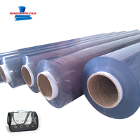 Feuille de PVC flexible super transparente, taille personnalisée, rouleau de film plastique souple de bonne qualité