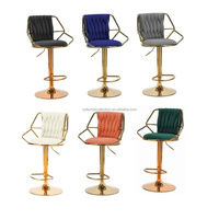 Chaise de salle à manger élégante SYT en velours moderne avec rotation à 360 degrés pour la maison, le bar, l'entrepôt, le bistrot, la salle à manger