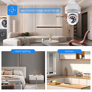 Caméra intelligente intérieure à distance Détecteur <span class=keywords><strong>de</strong></span> fumée E27 Prise <span class=keywords><strong>de</strong></span> lampe Sécurité domestique WiFi Caméra PTZ Détecteur <span class=keywords><strong>de</strong></span> fumée Caméra IP wifi - Product Image 5