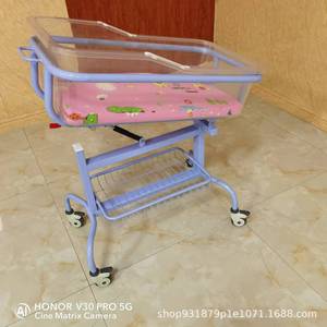 Cuna transparente inclinable para bebés con cesta de almacenamiento para recién nacidos, uso doméstico y hospitalario, 890x520x824mm, material ABS - Product Image 4