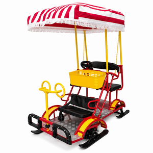 Buggy électrique deux places avec pare-soleil, véhicule électrique pour la glace, <span class=keywords><strong>chariot</strong></span> à <span class=keywords><strong>neige</strong></span> et à glace pour patinoire, parc d'attractions - Product Image 4