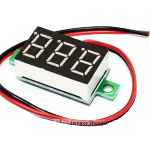 2-वायर 2.3-30 वी डीसी डिजिटल डिस्प्ले वोल्टमीटर 0.36एलईडी कम स्टार्ट वोल्टमीटर के लिए कम स्टार्ट वोल्टमीटर - Product Image 1