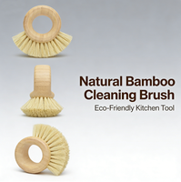 Brosse de nettoyage écologique en bambou, poils en sisal, manche en bambou, brosse de massage Gua Sha, brosse naturelle faite à la main pour le corps, HSB