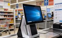 Tablette POS Google Play 15,6 pouces Windows 10/Android, système de menu électronique, commande en libre-service, caisse enregistreuse complète pour restaurants