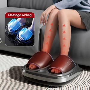 Máquina de masaje de trabajo de pie profundo con presión de aire calentada eléctrica, zapatos de rodillo, aumenta la sangre, masajeador de pies multifunción - Product Image 1